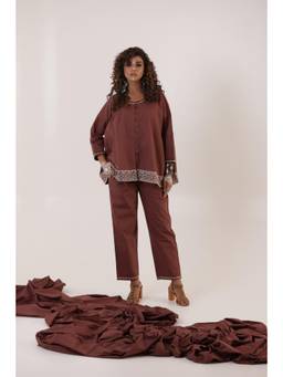 Keva Clothing - Sharini Shirt with Pant (Set of 2)