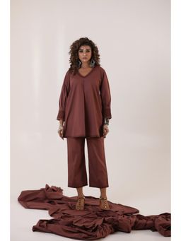 Keva Clothing - Mrina Short Kurti And Pant (Set of 2)