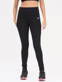 Clovia - High Rise Active Tights with Backloops