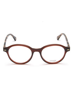 IMAGE - Round IM2810C6FR Brown Small Eyeglass Frames