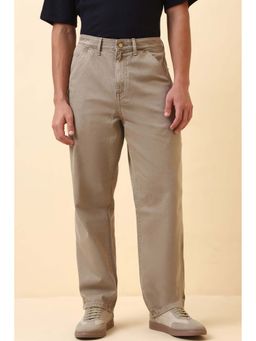 Allen Solly - Men Khaki Dark Wash Straight Fit Jeans