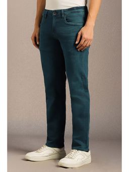 Louis Philippe - Men Green Light Straight Fit Jeans