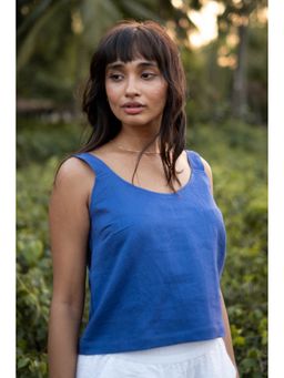 Creatures of Habit - Hemp Tank - Electric Blue
