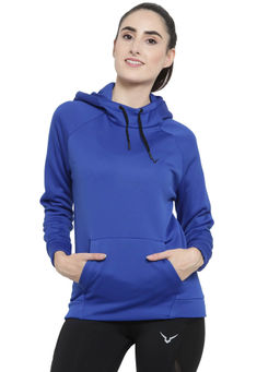 INVINCIBLE - Royal Blue Women’s Box Fleece Sports Sweatshirt