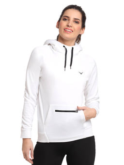 INVINCIBLE - White Women’s Exclusive Box Fleece Sweatshirt