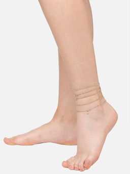 Twenty Dresses by Nykaa Fashion - Reaching The Sky Anklet (Set of 5)
