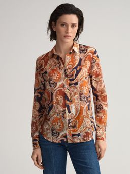 GANT - Women Printed Orange Blouse