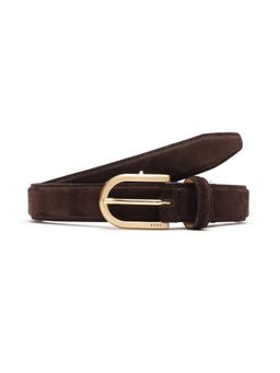 Rare Rabbit - Men Cava Coffee Brown Leather Belt