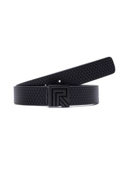 Rare Rabbit - Men Nero Black Leather Belt