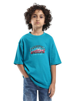 RARE ONES - Kids Max Cotton Graphic Print Oversized Fit T-shirt