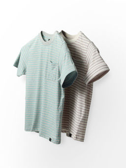 RARE ONES - Kids Oto-1 Cotton Solid Regular Fit T-shirt (Pack Of 2)