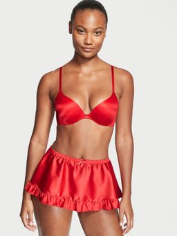 Victoria's Secret - Dream Angels Satin Ruffle Skirt Red