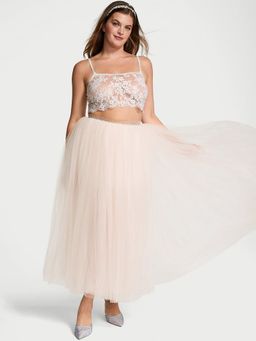 Victoria's Secret - Atelier Crystal Tulle Skirt Off White