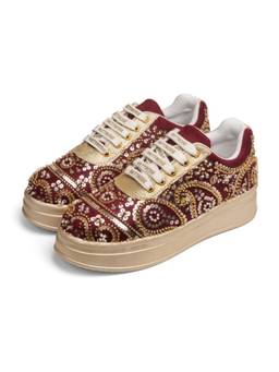 RETTROSE - Jashn Embellished Sneakers