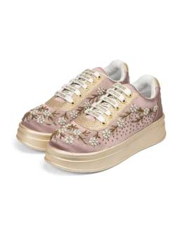 RETTROSE - Aarzoo Floral Embellished Sneakers