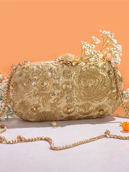 AMYRA - Aurelia Gold Capsule Clutch