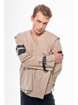 Label Aparna Rawat - Brown Kimono Shirt