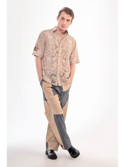 Label Aparna Rawat - Brown Stencil Shirt