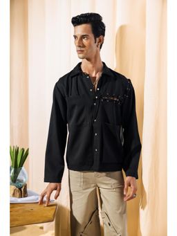 Label Aparna Rawat - Black Panel Shirt