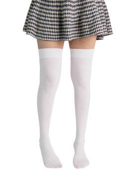 Theater - Thigh High Blanche - White
