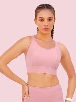 Enamor - A205 Womens Quick Dry Sports Bra Pink