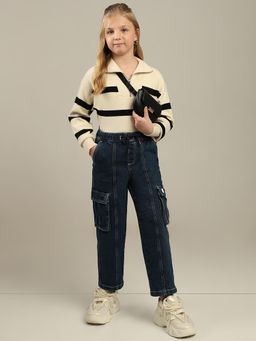VERO MODA - Girl Mom Fit Cargo Jeans