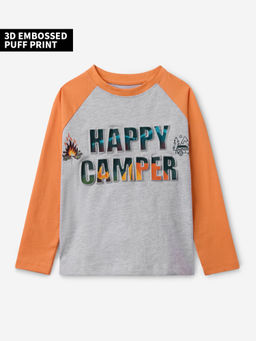 The Souled Store - Originals : Happy Camper Boys Full Sleeve T-Shirt