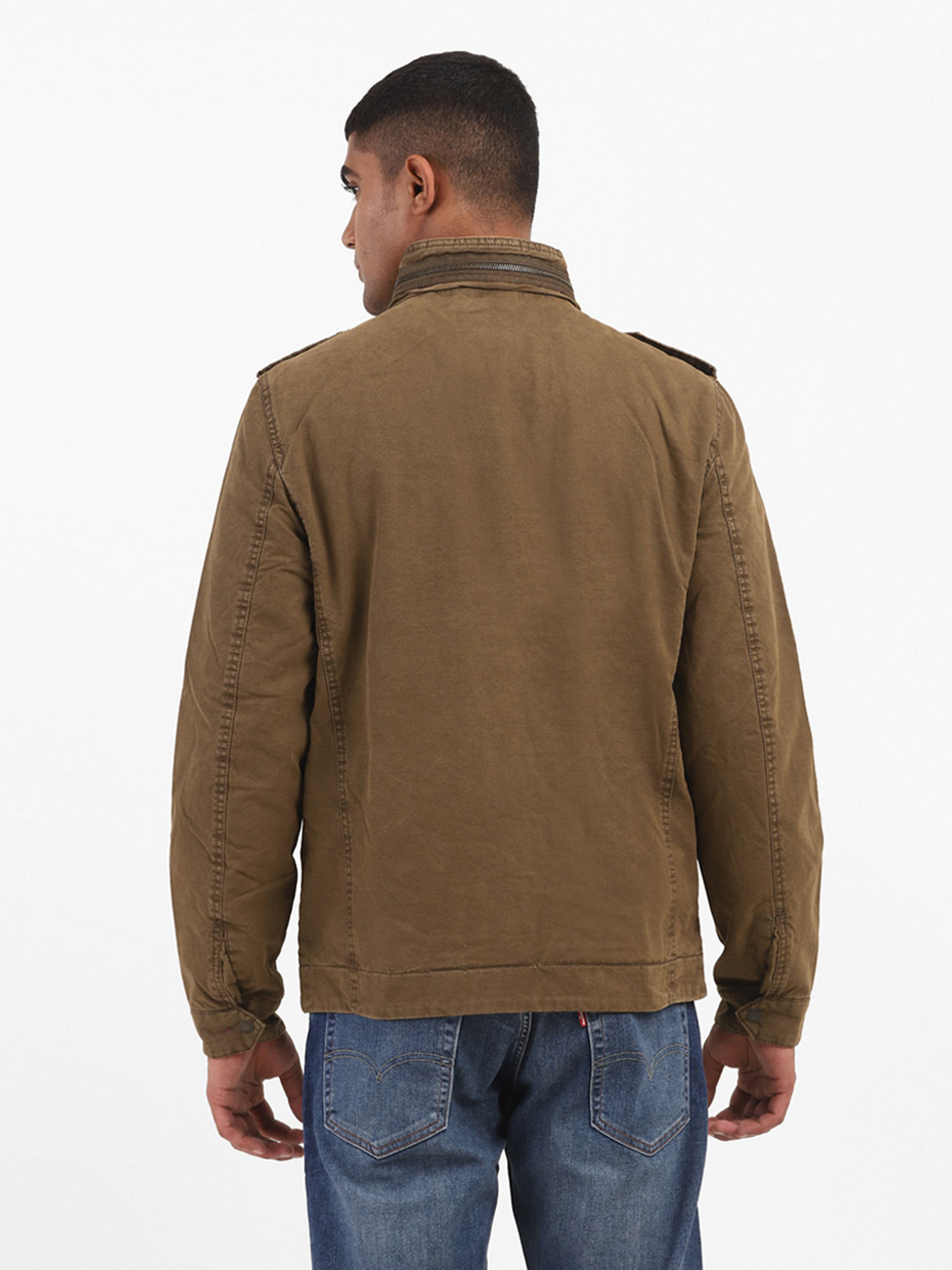 Buy Levi's Men Brown Regular Jacket 