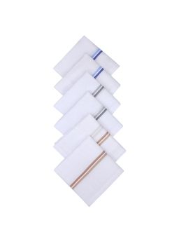 NFI Essentials - 100% Cotton Premium Collection Handkerchiefs or Rimal for Men Pack of 6