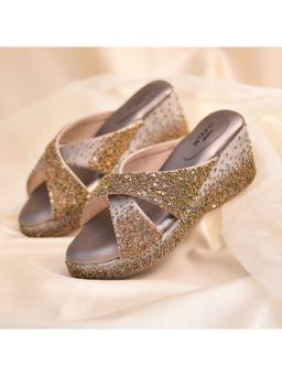 Around Always - Vogue Silver Wedges