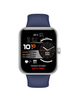 PA Maxima - Max Pro Samurai 1.85 Call Accept Smartwatch - Blue