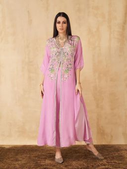 Sakshi Girri - Lavender Kaftan with Pant (Set of 2)