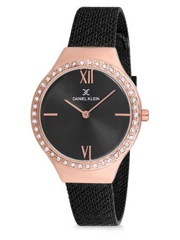 Daniel Klein - Analog Black Dial Women Watch- DK12075-7
