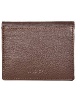 Sassora - Genuine Leather Bi-Fold Small Slim Wallet for Men & Women-Brown
