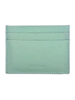 Sassora - Genuine Leather RFID Pocket Friendly Debit Credit Card Holder-Green