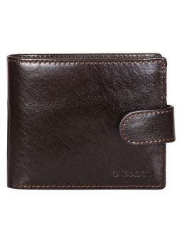Sassora - Genuine Leather Medium RFID Protected Men Wallet (7 Card Slots)-Brown