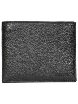 Sassora - Men Casual, Formal Black Genuine Leather RFID Wallet-Black