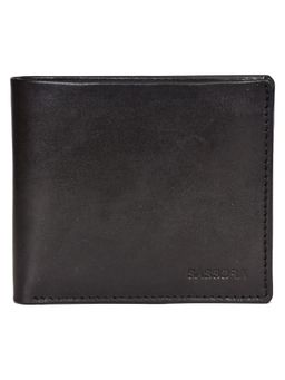 Sassora - 100% Genuine Premium Leather Mens RFID Bifold Wallet-Black