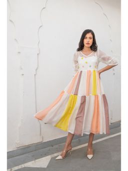 The Yellow Bow - Phoolkali Dress - Yellow (Set of 2)