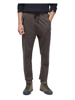 Rare Rabbit - Men Shawn Brown Plain Regular Fit Track Pant