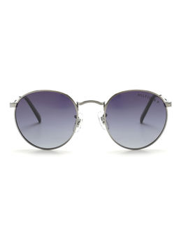 Tommy Hilfiger - Blue Round Sunglasses Full Rim Light Gun Frame With Gradient (TH 875PL C3 S)