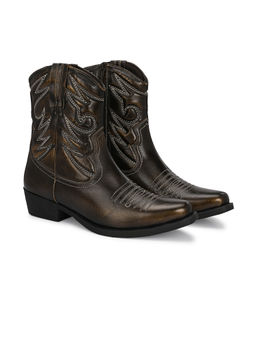 Delize - Men Gold Casual Boots