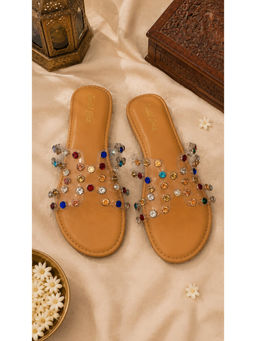 Sandal Stories - Women Multi-Color Diamond Dew Flats