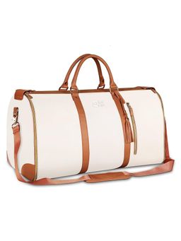 House of Quirk - White Travel Convertible Carry On Garment Storage Bag