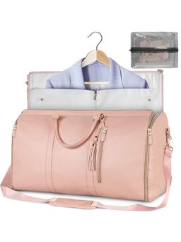 House of Quirk - Pink Travel Convertible Carry On Garment Storage Bag