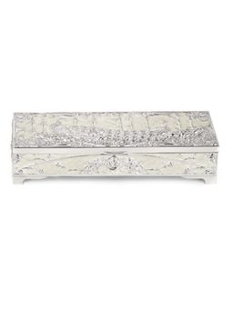 Momentz - White 2 In 1 Peacock Enamel Box