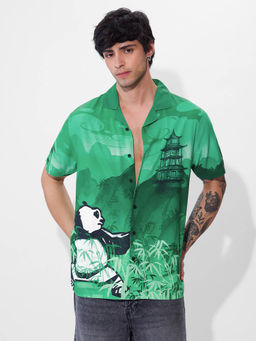 The Souled Store - Official Kung Fu Panda Chi Power Mens Summer Shirt