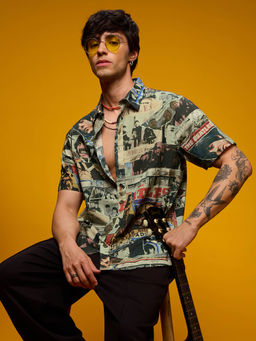 The Souled Store - Official The Beatles: Through The Years Men Holiday Shirt