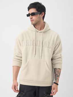 The Souled Store - Oversized Creme Mens Oversized Hoodie
