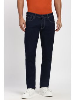 Peter England - Mens Navy Dark Wash Jeans
